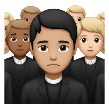 Sad funeral  sticker