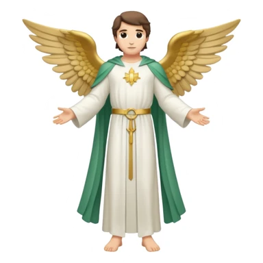 Archangel Raphael full body sticker