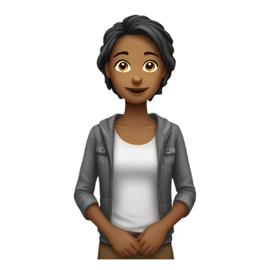 Careca com filha sticker