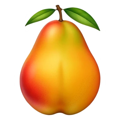 sobbing mango sticker