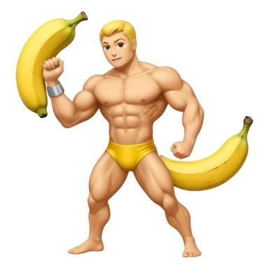 banana as superhuman sticker