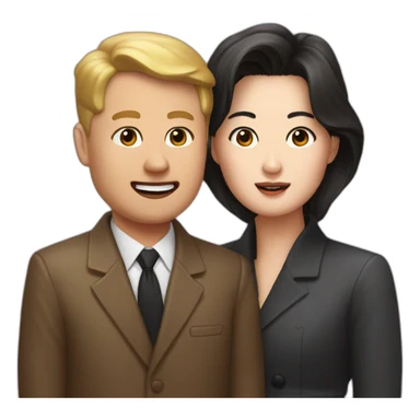 Poutine and Kim Jung Hun sticker