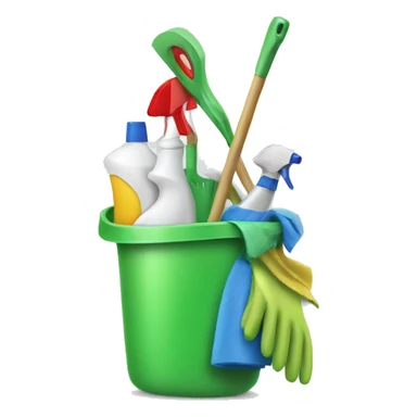 Cleaning supplies  sticker