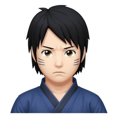 Sasuke on pose sticker