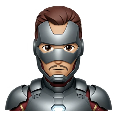 james rhodes black iron man from  from civil war sticker