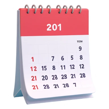 calendar week sticker