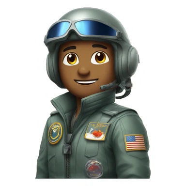 Fighter pilot on new years EV  sticker