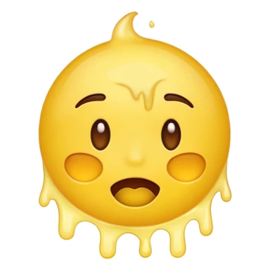 cartoon sticker of a hot and sweaty emoji, colorful and cheerful, no text, suitable for WhatsApp and Instagram sticker