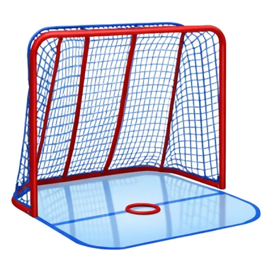 ice hockey goal field (#00A3E0) and red (#F9423A) sticker