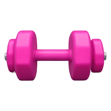 Pink dumbells sticker