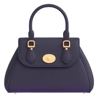 Black cute goth purse sticker