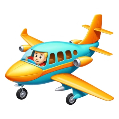 Realife Jetson plane to Flinstones car sticker