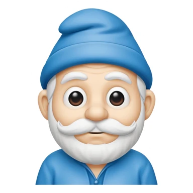 grandfather smurf  sticker