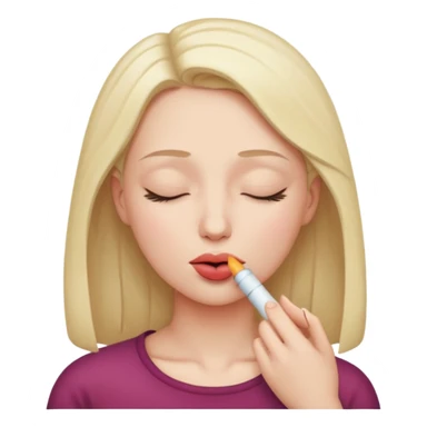 A woman sucking a penis sticker
