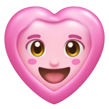 Pink heart Magical girl sticker