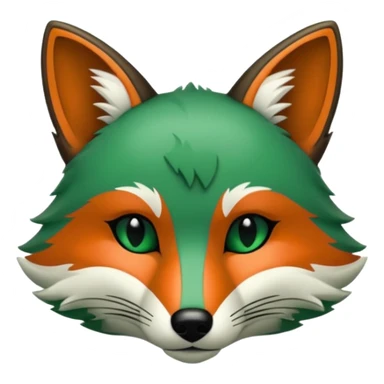 make 100 dollar bill with a fox head silhouette  sticker