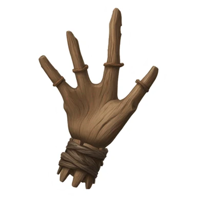 sekiro wood hand sticker