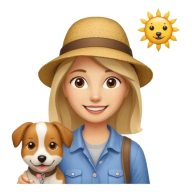 Dog Walker woman sticker