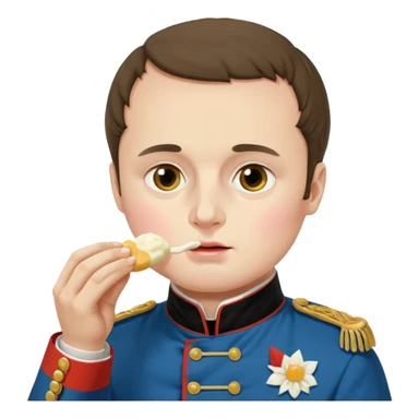 Napoleon Bonaparte ăn mochi sticker