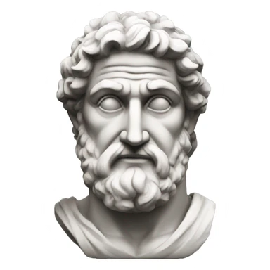 greek god statue sticker