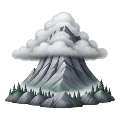 Like a  really foggy oregon mountain  sticker