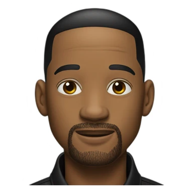Will smith Man in black sticker