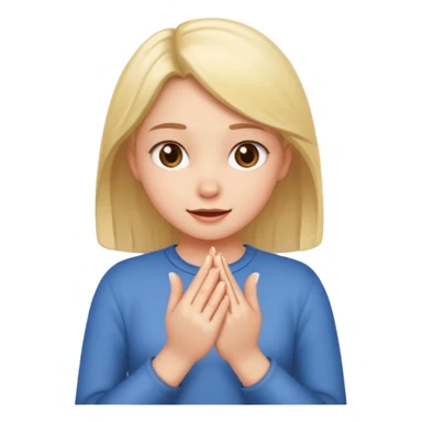 devious planning girl with hands rubbing together  sticker