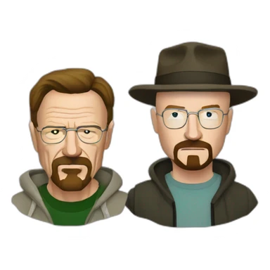 Walter White with Jesse Pinkman sticker
