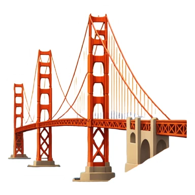 golden gate bridge sticker