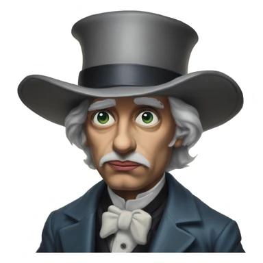 Dystopian startup founder in Uncle Scrooge style, oil paint, mysterious eyes, intricate lips, masterpiece portrait, beautiful, desirable, logical sticker