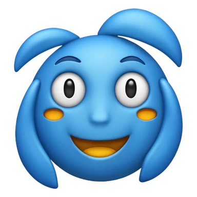 the word Yay word in a creative, blue-themed style sticker