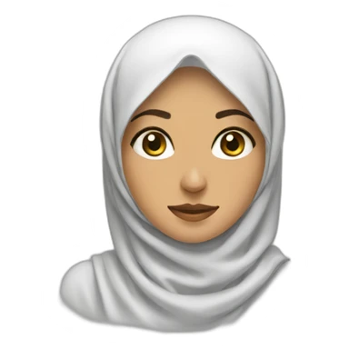 Saudi hijab women sticker