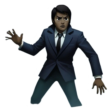 Thriller Movie Icon: A dramatic, intense movie poster-style collage. Dark, moody colors with shadows and high-contrast lighting. Include mysterious elements like an ominous figure, a broken window, and fog. A sense of suspense and tension. Transparent background. sticker