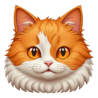 Cat looking up rolling its eyes sticker