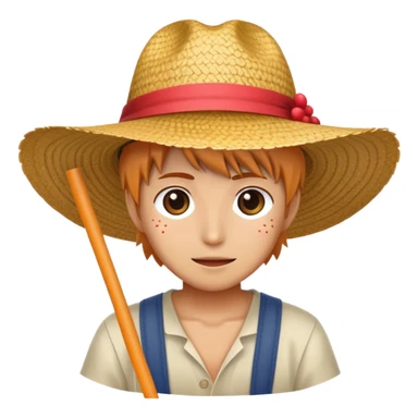 Ichigo in One Piece sticker