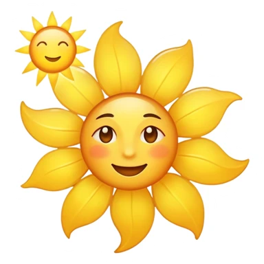 Sunshine. Says good morning sticker