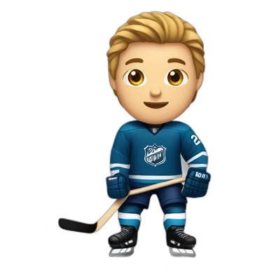Icehockey player sticker