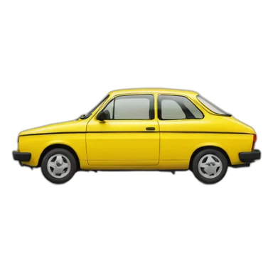 Front Yellow Skoda 120 sticker