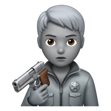 😶‍🌫️and🔫 sticker