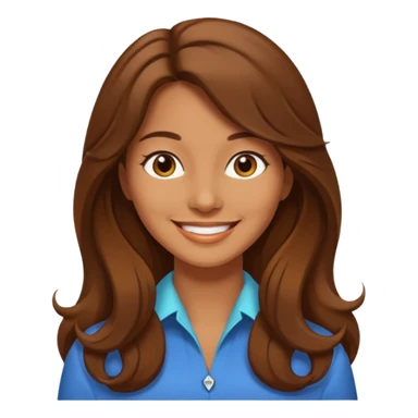 Retro 70s woman face sticker