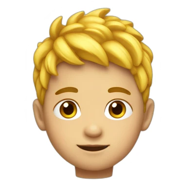 Niño con corona sticker