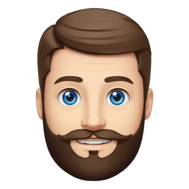 Mr Beast from YouTube with blue eyes and a beard sticker