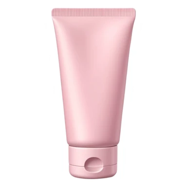 hand cream tube object icon, blank packaging with no text or logo, smooth cosmetic tube, soft pastel color, minimal design, closed cap, 3D cartoon, mobile game icon style, centered, clean background, soft shadow, no watermark sticker