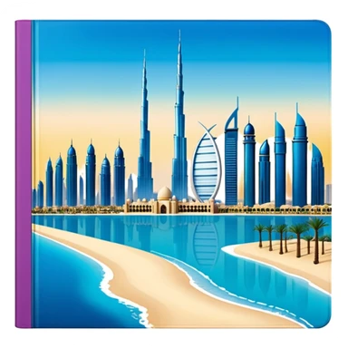 guide to traveling to Dubai sticker