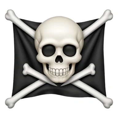 Make luffy jolly Roger emoji sticker