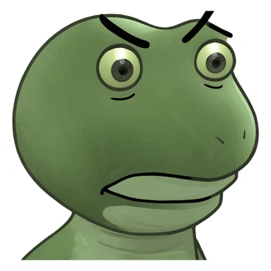 Side eye confused look sticker