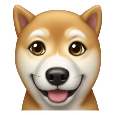 shiba inu looking at viewer sticker