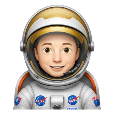 Elon Musk in the space: Loving sticker