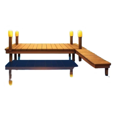 Fireworks over a lake with a dock sticker