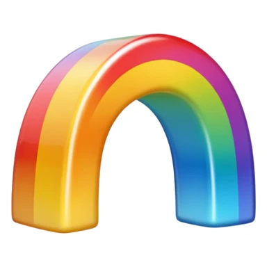 Cœur arc en ciel  sticker